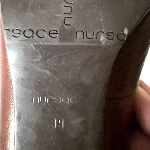 Shiny light brown real leather loafers with tassel & bow comfy block heels US9.5 - Picture 11 of 11